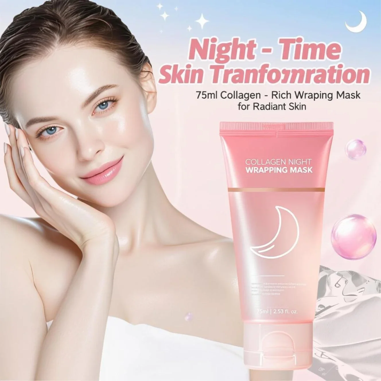 Sleeping Pack Overnight - Máscara noturna de colágeno 75ml -