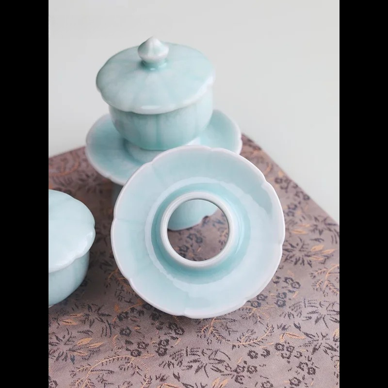 Copo de Cerâmica Celadon com Á - Celadon Ceramic Cup avaliação e preço