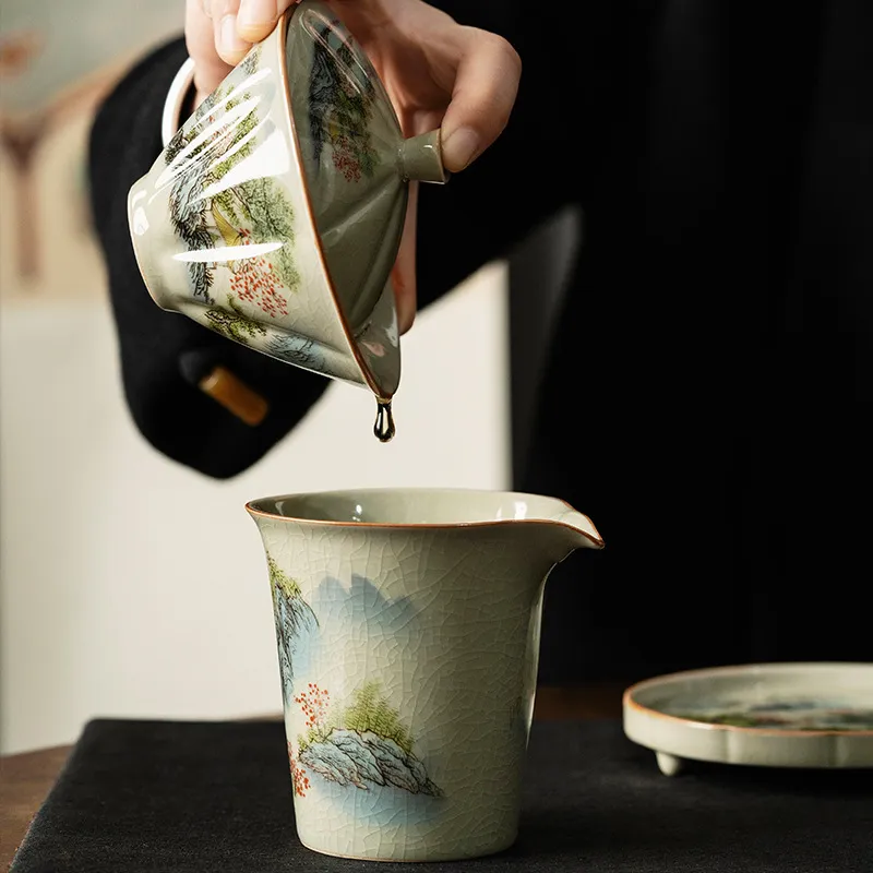 Xícara de chá de cerâmica Jing - Celadon Ceramic Cup avaliação e preço