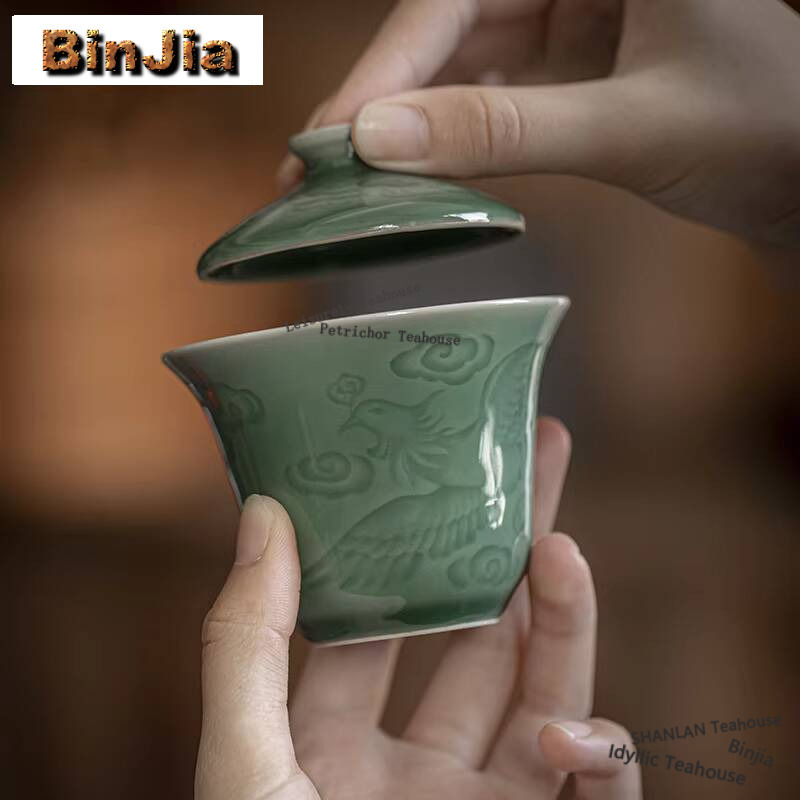Antique Celadon mão agarrando  - Celadon Ceramic Cup avaliação e preço
