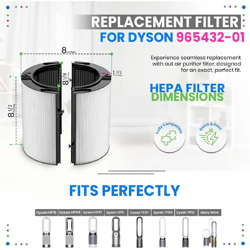 Filtro de Carbono para Dyson T - Dyson Fan Tp07 avaliação e preço
