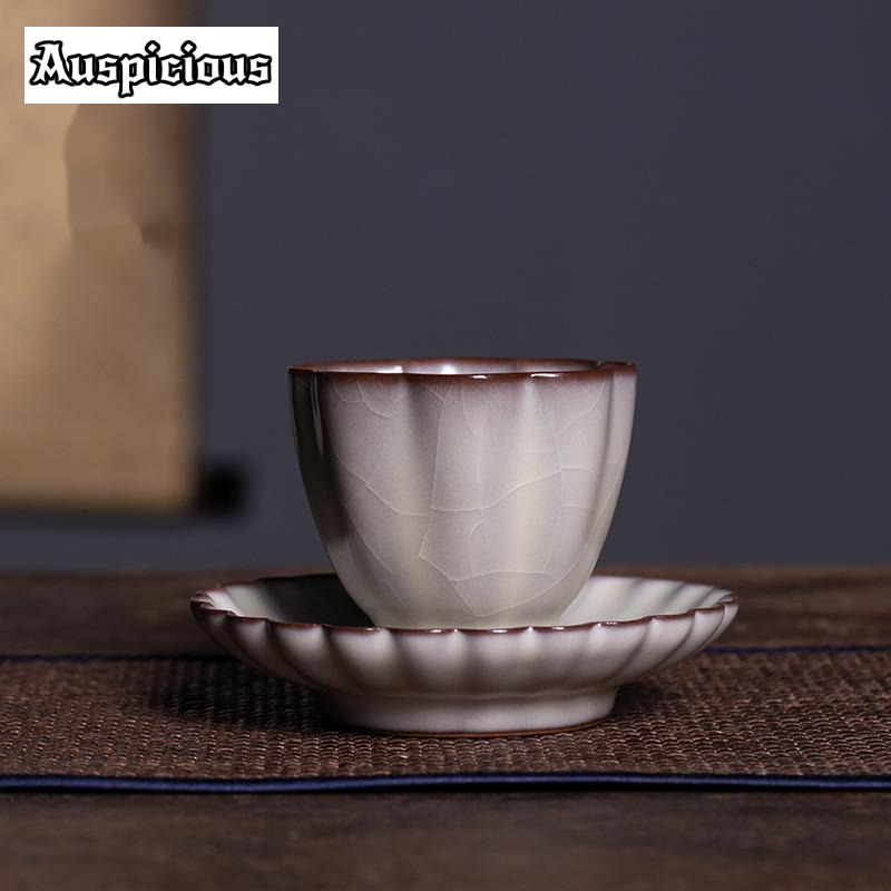 Longquan Celadon Teacup, pétal - Celadon Ceramic Cup avaliação e preço